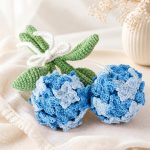 Hydrangeas Crochet Pattern PDF, Crochet Flower Bouquet Pattern, Beginner Hydrangea Floral Decor, Digital Download - Image 5