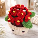 Hydrangea Pot Crochet Pattern PDF, Amigurumi Flower Pot, Cute Plant Decor, Digital Download - Image 5