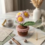 Blooming Daisy Pot Crochet Pattern PDF, Crochet Flower Pot Pattern, Amigurumi Daisy, Cute Crochet Decor, Cottagecore Gift, Digital Download - Image 4