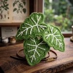 Alocasia Frydek Crochet Pattern PDF, Amigurumi Plant Pattern, Crochet Houseplant DIY, Digital Download, Beginner Friendly Gift Idea - Image 5