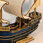 Wooden Ship Model Laser Cut File SvG DxF Ai PdF, DiY Sailing Ship Kit, Nautical Home Decor, Wooden Puzzle, CNC Laser Cut - Image 8
