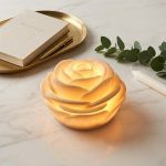Rosa Flower LED Night Light STL File, Elegant Rose Lamp 3D Print Model, Cozy Floral Bedroom Decor, Instant Digital Download - Image 2