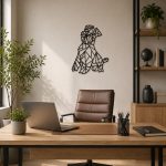 Dog Wall Decor STL File for 3D Printing, Modern Doggy Wall Art, Pet Lover Home Decor, Printable Wall Hanging, Digital Download - Image 4