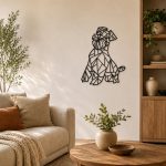 Dog Wall Decor STL File for 3D Printing, Modern Doggy Wall Art, Pet Lover Home Decor, Printable Wall Hanging, Digital Download - Image 2