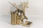 Dragon Castle Dice Tower SVG | 3D Laser Cut Files for Dice Tower | SvG DxF Ai PdF | Digital Download - Image 2