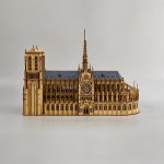 Notre Dame de Paris Laser Cut Files Bundle | SvG DxF PdF Ai | Gothic Cathedral 3D Model Kit | CNC Wood Craft Template - Image 3
