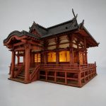 Japanese Shrine Model Laser Cut Files | 3D Japanese Temple DIY Kit SvG DxF DwG Ai | Wood Craft Architecture Decor Gift - Image 6