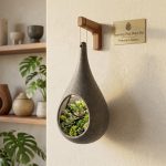 Teardrop Pod Plant Pot STL File for 3D Printing, Modern Succulent Planter Digital Download, Decorative Flower Pot, Indoor Plant Holder STL