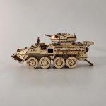 Military Vehicle Model Laser Cut Files | DIY Army Tank Wood Model Kit SvG DxF DwG Ai | DIY Kit M1296 digital download - Image 4