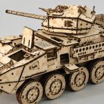 Military Vehicle Model Laser Cut Files | DIY Army Tank Wood Model Kit SvG DxF DwG Ai | DIY Kit M1296 digital download - Image 10