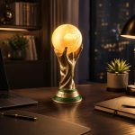 Football Championship Lithophane Lamp STL File for 3D Printing, Soccer Fan LED Lamp Digital Download, Sports Decor Night Light STL - Image 3