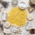 Baby Shower Cookie Cutter Bundle, 3D Printed Cookie Cutter Set, Baby Bottle Rattle Onesie Shapes, Fondant Cutter STL Files - Image 4