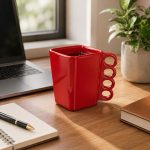 Coffee Mug STL File for 3D Printing, Printable Coffee Cup Digital Download, Custom Drinkware Design, Kitchen Decor STL - Image 2