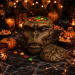 Adventure Monkey Head Candy Bowl STL File for 3D Printing, Jungle Treasure Candy Dish, Printable Snack Bowl, Digital Download - Image 4