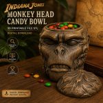 Adventure Monkey Head Candy Bowl STL File for 3D Printing, Jungle Treasure Candy Dish, Printable Snack Bowl, Digital Download