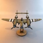 P-38 Lightning Fighter Model Laser Cut Files | WWII Aircraft Wood Model Plans | SvG DxF Ai DwG | Laser cutting templates - Image 5