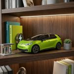 Modern electric hatchback STL file for 3D printing, printable car model, car display decoration, digital download. - Image 3