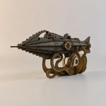 Nautilus Submarine Model | Laser Cut Files SvG DxF Ai DwG | Jules Verne Nautilus DIY Wood Model Kit | CNC plans - Image 4