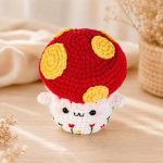 Crochet Mushroom Pattern PDF, Sunset Mushroom Amigurumi Pattern, Cute Cottagecore Crochet Toy, DIY Baby Gift, Mushroom Plush Pattern - Image 2