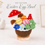 Crochet Mushroom Bouquet Pattern PDF, Amigurumi Flower Crochet Pattern, Cottagecore Crochet Decor, Handmade Gift DIY