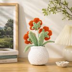 Dragon Eye Flowers Pot Crochet Pattern, Halloween Skull Flower Pot PDF, Gothic Amigurumi Plant Pattern - Image 4