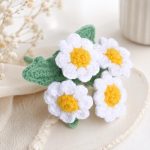 Daisy Cat Pot Crochet Pattern, Cat Flower Pot Amigurumi PDF, Crochet Daisy Planter, Cute Cat Crochet Pattern - Image 4