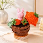 Carrot Bowl Crochet Pattern PDF, Bunny Amigurumi Easter Basket, Spring Crochet Decor Digital Download - Image 3
