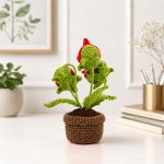 Carnivorous Plant Pot Crochet Pattern PDF, Amigurumi Plant Pattern, Crochet Plant Decor, Digital Download - Image 3