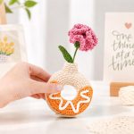 Carnation Donut Vase Crochet Pattern PDF, Flower Vase Amigurumi Pattern, Crochet Home Decor, Digital Download - Image 2