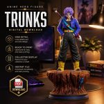 Future Trunks STL Bundle, Dragon Ball Anime 3D Print Model Pack, Premium Collector Figure Digital Download