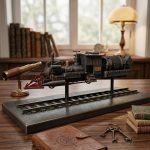 Time Travel Locomotive STL File for 3D Printing, Retro Sci-Fi Train Model, Steampunk Railway Display, Digital Download - Image 3