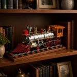 Epic Steampunk Steam Engine Train STL File for 3D Printing, Fantasy Locomotive Model, Railway Display Decor, Digital Download - Image 3