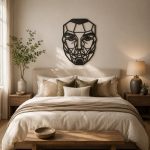 Robotic Face Wall Decor STL File for 3D Printing, Futuristic Wall Art Digital Download, Sci Fi Home Decor, Printable Wall Sculpture - Image 2
