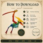 Pterodactyl SVG Laser Cut File, 3D Pterosaur Puzzle Dxf Eps CDR AI, Flying Dinosaur Template Digital Download - Image 5