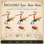 Pterodactyl SVG Laser Cut File, 3D Pterosaur Puzzle Dxf Eps CDR AI, Flying Dinosaur Template Digital Download - Image 9