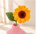 Sunflower Donut Vase Crochet Pattern PDF, Amigurumi Flower Vase Tutorial, Cute Donut Decor, DIY Crochet Gift Pattern - Image 3
