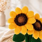 Crochet Sunflower Bouquet PDF Pattern, Amigurumi Flower Pattern, Crochet Sunflowers, Handmade Flower Gift, Digital Download - Image 2