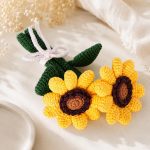 Crochet Sunflower Bouquet PDF Pattern, Amigurumi Flower Pattern, Crochet Sunflowers, Handmade Flower Gift, Digital Download - Image 4