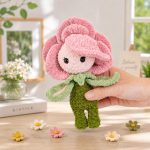 Rose Doll Amigurumi Crochet Pattern PDF, Baby Rose Flower Doll Pattern, Crochet Plush Toy Instant Download - Image 4