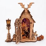 Halloween Crazy Cottage Laser Cut Files SVG PDF | Haunted House SVG | Vampire Cottage DXf | Halloween Decor Glowforge File | Spooky House - Image 5