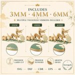 Dragon SVG Laser Cut File, Chinese Dragon Castle Dxf Eps CDR AI, Layered Display Template Digital Download - Image 9