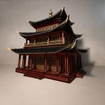 Wooden Pagoda Model Laser Cut Files | SvG DxF Ai DwG Templates | Wooden models home ornament | DIY 3D Puzzle | Digital Download - Image 5