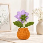 Skull Dahlia Crochet Pattern PDF – Cute Halloween Flower Pot DIY Craft Tutorial - Image 5