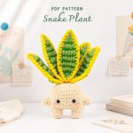 Snake Plant Crochet Pattern | Amigurumi PDF Tutorial | Cute Indoor Plant Plush DIY | Instant Digital Download | Beginner Friendly