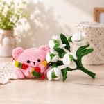 Snowdrop Bear Pot Crochet Pattern | Amigurumi Bear Planter PDF | DIY Crochet Flower Pot | Cute Plush Bear with | Instant Digital Download - Image 5