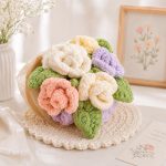 Rose Bloom Teacup Crochet Pattern | PDF Flower Cup DIY | Amigurumi Tea Cup Flowers | Handmade Craft Digital Download - Image 2