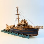 DIY North Sea Fishing Boat Model Kit | Laser Cut Files SVG DxF AI DwG | Nautical Maritime Decor | Digital Download - Image 6