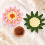 Camellia Flower Pot Crochet Pattern PDF, Amigurumi Flower Pot Pattern, Cute Crochet Plant Tutorial, Floral Home Decor - Image 2