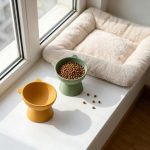 Cat Shape Pet Bowl, Cute Cat Food Bowl, Ceramic Cat Water Dish, Kitty Feeding Bowl, Modern Pet Accessories, Gift for Cat Lovers, Cat Gift - Image 4