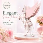 Winged Horse SVG Laser Cut File, 3D Pegasus Wooden Display Dxf Eps CDR AI, Fantasy Horse Digital Download - Image 7
